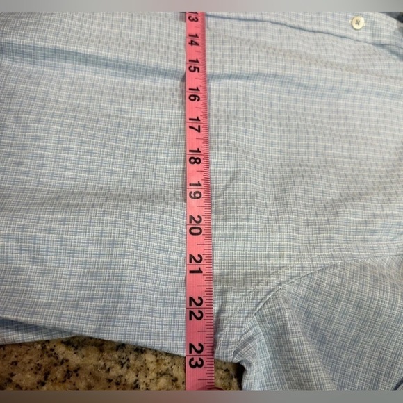 Bugatchi Men Large Shaped Fit XL Long Sleeve Dress Shirt - Picture 7 of 7